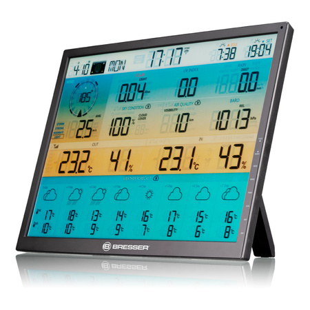Centrum pogodowe Bresser 4CAST Wi-Fi 7-w-1 z 8-dniową prognozą