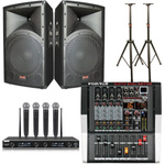Zestaw nagłośnieniowy BTA23C + cztery mikrofony
