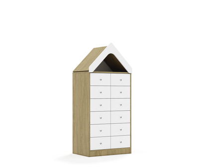 Szafa Blox Base 70 3PP 12SB z daszkiem 706x466x1575