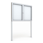 Gablota ogłoszeniowa otwierana na boki