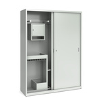 Szafa sportowa z drzwiami przesuwnymi pełnymi z wyposażeniem