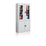 Szafa biurowa, witrynowa dwudzielna