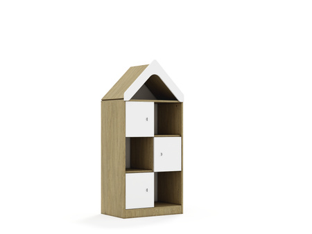 Regał Blox Base 70 3PP 3F1 z daszkiem 706x466x1575