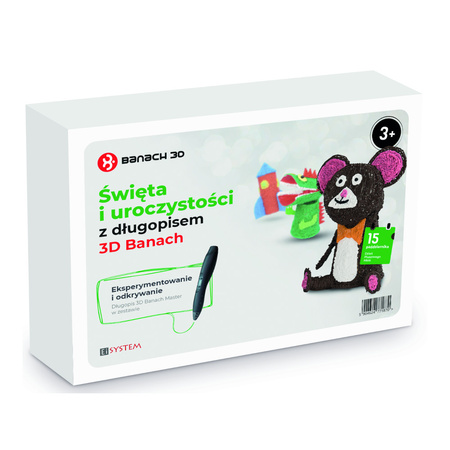 Moduł Banach Święta i uroczystości z długopisem 3d