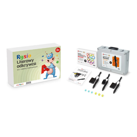 Rysio Literkowy Odkrywca z długopisami 3D Banach Junior