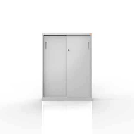 Szafa biurowa dwupółkowa z drzwiami przesuwnymi