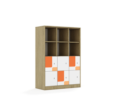 Regał Blox Pastel 110 4PP 6F1 1049x466x1517 - wariant 1