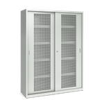 Szafa sportowa z drzwiami przesuwnymi perforowanymi