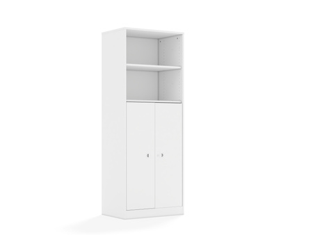 Szafa Blox Base 70 5P 2F3 706x466x1869 korpus biały/2x front biały