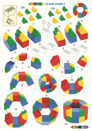Morphun Hi-Qube Pre-school 80 el. - Klocki konstrukcyjne