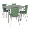 Zestaw 2x Stół MOVE Trapez + 4x krzesło CLASSIC 
