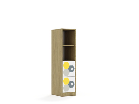 Regał Blox Hex 40 4P 2F1 363x466x1517 
