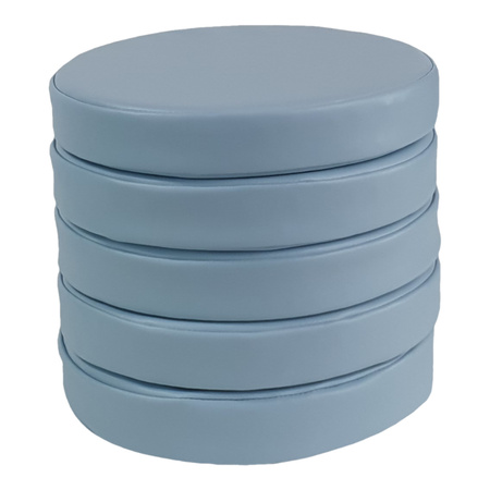 Zestaw klocków piankowych - Poduszki okrągłe pastele 5szt.