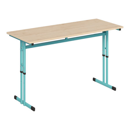 Ławka szkolna Reks 2-os. z regulacją wysokości